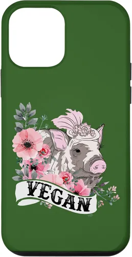 Vista 12 de iPhone 14 Vegan Pig Beautiful Vegan Lover Costume Case