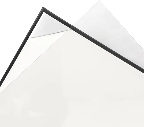 Vista 3 de Funda para diploma 8.5”x11” impresa “Diploma de Graduación” en cuero sintético acolchada y rica en color de TngHui, negra