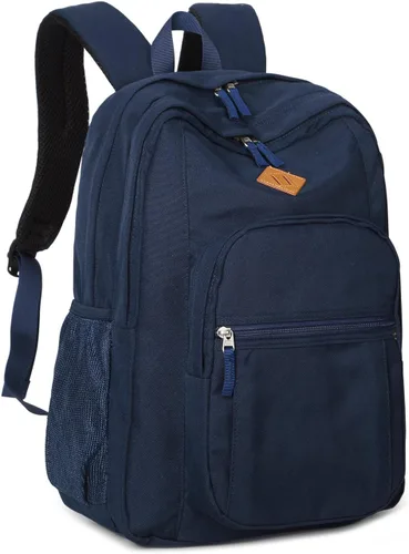 Vista 4 de Abshoo Classical Basic Mochila de viaje para escuela resistente al agua. Mochila escolar de espalda.
