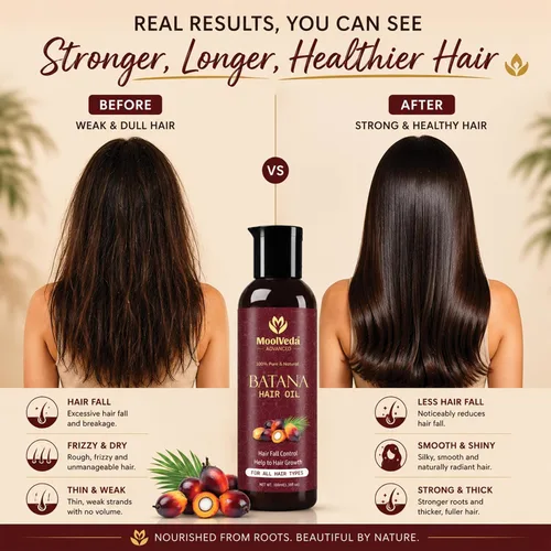 Vista 7 de Aceite puro de batana para el crecimiento del cabello por el Dr. Sebi procedente de Honduras Promueve un cabello más grueso, brillante, más fuerte