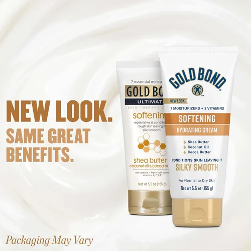 Vista 2 de Gold Bond Loción Ultimate Ablandamiento, 5.5 oz (Paquete de 4) Coconut and cocoa butter lotion softens, smooths & conditions dry skin, 24-hour