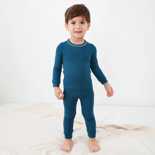 Vista 2 de pureborn Baby Pajamas Set Pjs - Kids Toddler Boy Girl Long Sleeve Snug Fit Cotton Sleepwear 2pcs 18M-7Y