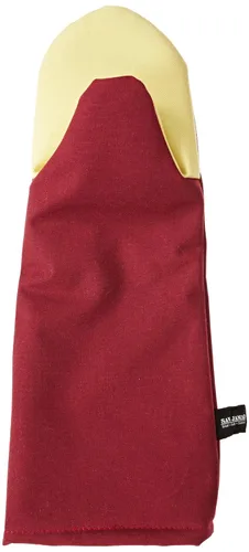 Vista 30 de San Jamar KT0215 Kool-Tek Manopla de protección para horno para temperatura convencional Nomex, 15" de longitud, rojo