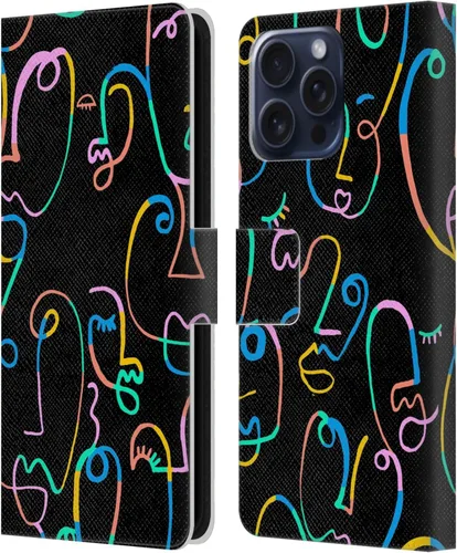 Vista 195 de Head Case Designs Officially Licensed Ninola Brushstrokes Multi Colorful Leather Wallet Case Compatible with Samsung Galaxy A07 4G