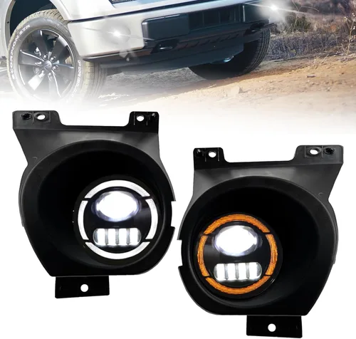Vista 32 de Shocklight Luces antiniebla LED de repuesto para Dodge Ram 1500 2009-2012, Dodge Ram 2500 3500 2010-2018 Lámparas antiniebla izquierda y derecha