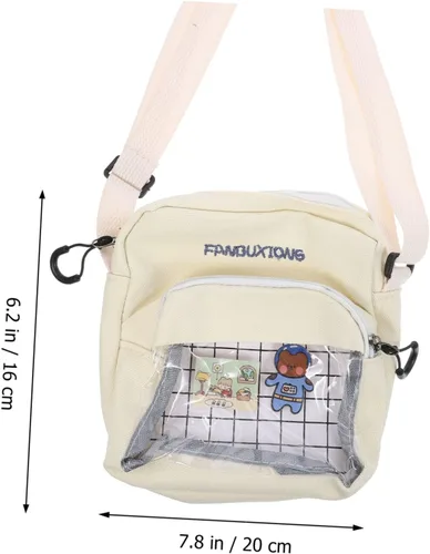 Vista 2 de VALICLUD 1PC crossbody sling bag shoulder purses for women crossbody carteras para mujer de colgar hombro Women bag Shoulder Bag Transparent PVC