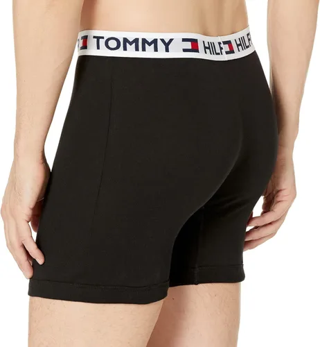 Vista 5 de Tommy Hilfiger Ropa interior para hombre, algodón, clásico, paquete de 4 calzoncillos tipo bóxer