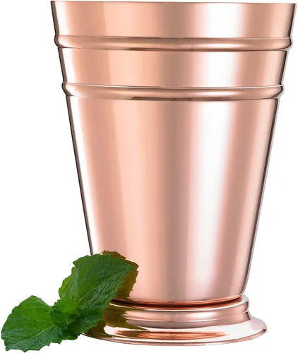 Vista 4 de Barfly Copa Julep Deluxe de 13.5 oz bañada en cobre