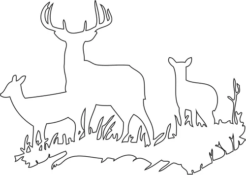 Vista 19 de Picniva Buck Deer Doe - Vinilo decorativo para pared, decoración de cabaña rústica inspiradora y citas, arte de pared extraíble para interiores