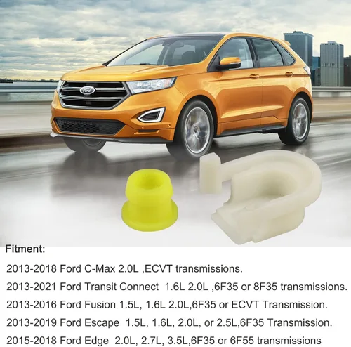 Vista 3 de Tubos de cambio de transmisión y tapa para Ford Edge 15-18 Fusion 13-16 C-Max 13-18 Escape 13-19 Transit Connect 13-21, Reemplaza KV6Z-7K340-A