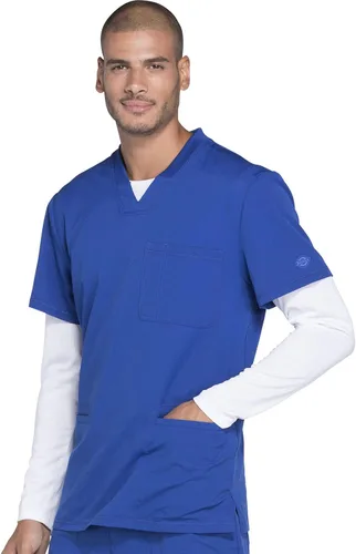 Vista 5 de Dickies Dynamix Hombre Scrubs Top V-Cuello DK640