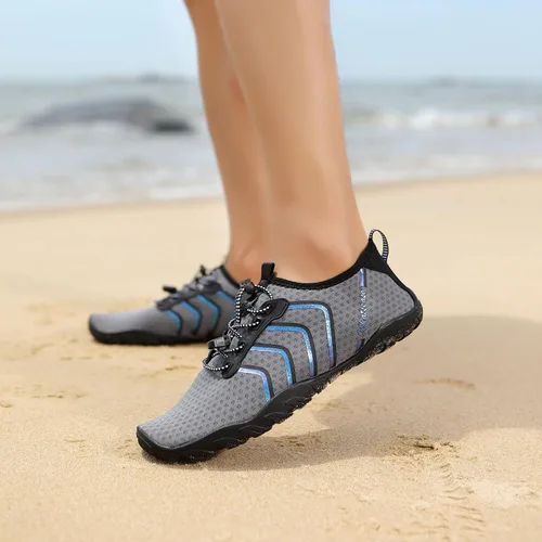 Vista 7 de Whatseaso Mens Womens Water Shoes Quick Dry Aqua Barefoot Shoes for Diving Swim Surf Walking Beach Yoga