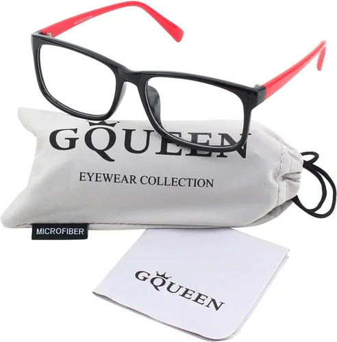 Vista 7 de GQUEEN Gafas Transparentes Falsas Sin Receta Gafas Lentes Rectangulares, 201512