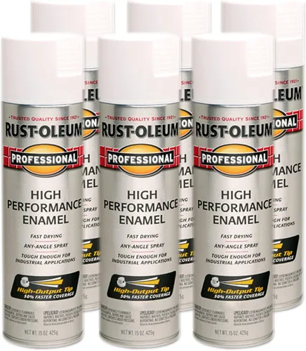 Vista 12 de Rust-Oleum 7515838 Pintura en aerosol de esmalte profesional de alto rendimiento, 14 onzas, aluminio