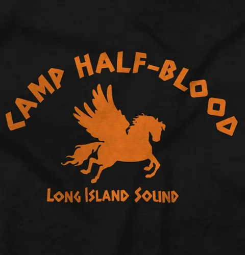 Vista 2 de Brisco Brands Camp Half Blood Greek Mythology - Sudadera con capucha para hombre y mujer