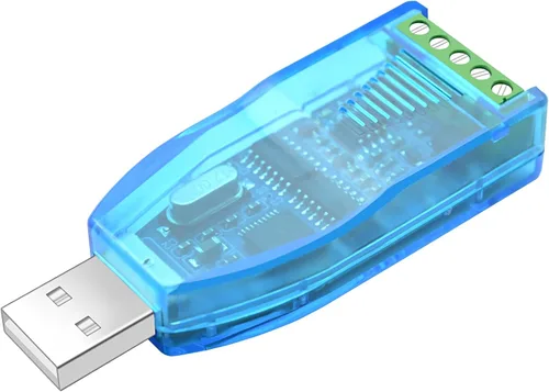 Vista 15 de Cable USB a serie RS232 (5.9 pies) Conector DB9 RS232 puerto serie hembra adaptador industrial compatible con Windows Series/Linux/MacOSX