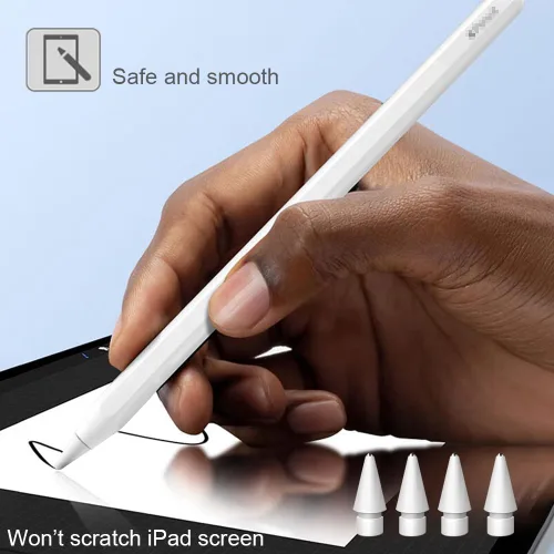 Vista 6 de SIXFU Metal Ballpoint Tips Compatible with Apple Pencil Tip, Durable Tips Compatible with Apple Pencil Pro/USB-C/ 1st/ 2nd Generation, Accessories