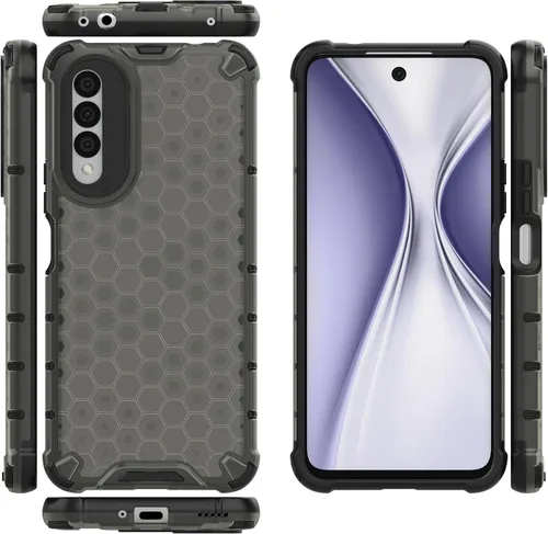 Vista 283 de Funda para Honor Magic3 5G, funda para Honor Magic3 5G Case 2 en 1 Funda para teléfono Negro