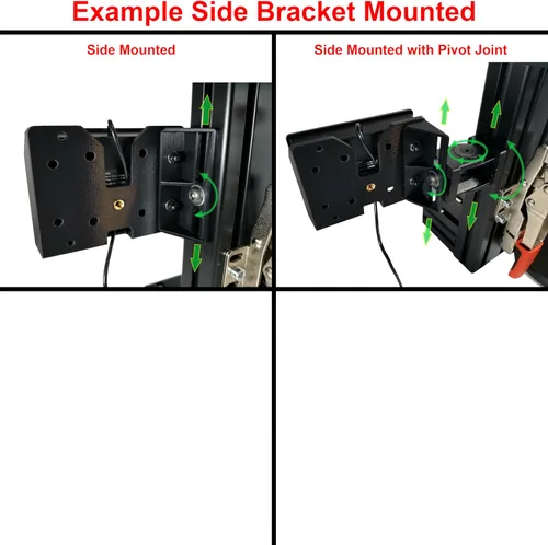Vista 8 de Soporte de montaje universal y accesorios de montaje para el original Elgato Stream Deck Classic de 15 teclas. Diseñado para corredores Sim