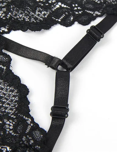 Vista 9 de ohyeah Tanga de encaje para mujer, bragas, tangas, ropa interior XS-4XL