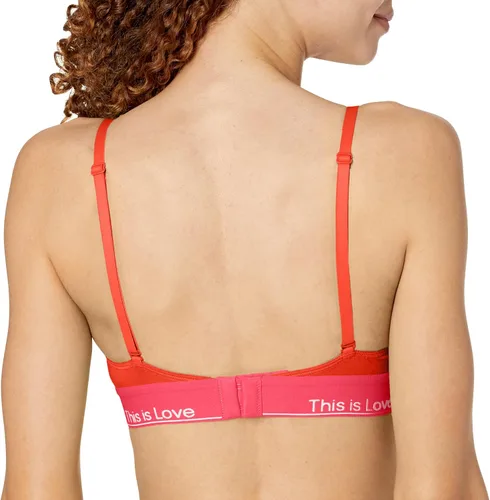 Vista 2 de Calvin Klein Brasier triangular ligeramente forrado This is Love para mujer