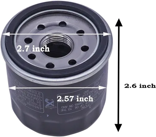 Vista 6 de Filtro de aceite 5GH-13440-20-00 5GH-13440-60-00 5GH-13440-50-00 5GH-13440-71-00 compatible con motor fueraborda Yamaha F15 F25 F50 F60 R1 R6 V Star