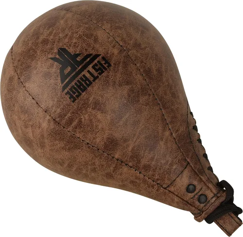 Vista 6 de FISTRAGE Speed Ball Bolsa de boxeo de cuero MMA Muay Thai entrenamiento punzonado Dodge Striking Kit con giro libre entrenamiento Speedball Kicking