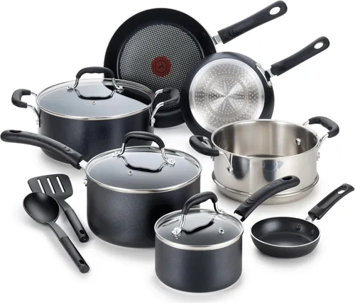 Vista 7 de [Usado] T-fal - Sartén antiadherente de titanio con tapa segura para lavavajillas