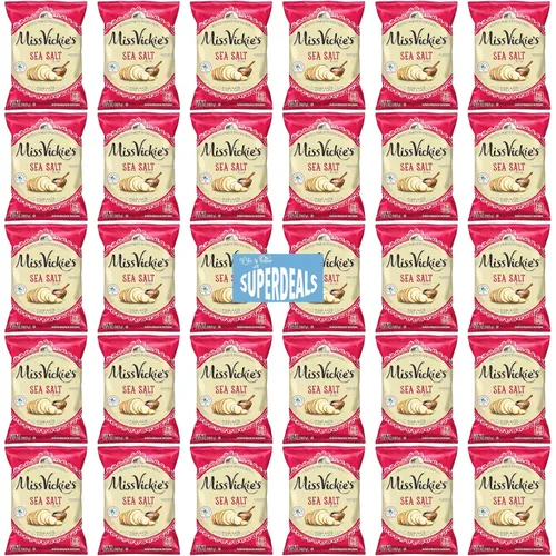 Vista 7 de Papas Fritas Cocidas en Caldero de Miss Vickie's Paquete de Valor Empaquetado por SUPERDEALS Bolsa de 1.375 Oz Paquete de Variedad Supremo de 5