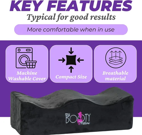 Vista 6 de BBL - Almohada para después de la cirugía, almohada ligera para levantamiento de glúteos con orinario femenino, cojín suave para después