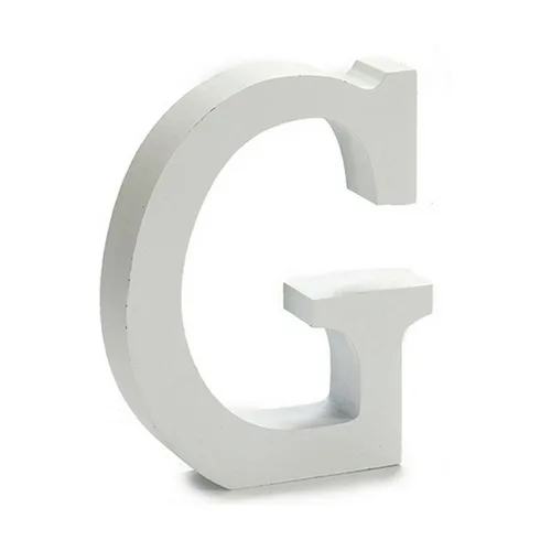 Vista 3 de Letra Pincello G Blanco 2 x 16 x 14,5 cm (24 Unidades)