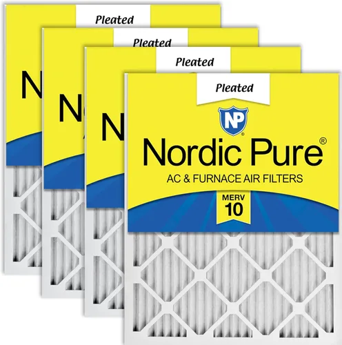 Vista 46 de Nordic Pure 20x20x1 (Tamaño real: 19 1/2 x 19 1/2 x 3/4) Filtros de aire para caldera/aire acondicionado Poly Green MERV 6 – Reduce el polvo