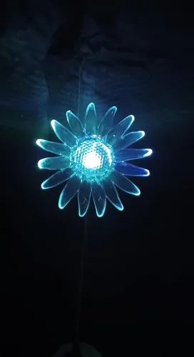 Vista 3 de Starry Illuminate - Juego de 2 luces solares de estaca para jardín, estilo cambiante de color (sol)