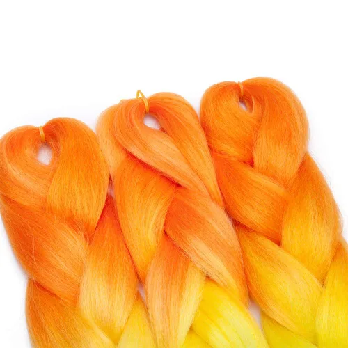 Vista 4 de Trenzas africanas Jumbo de cabello sintético africano trenzado africano, de fibra de alta temperatura, 24 pulgadas, trenzas torcidas Senegal, 3.53