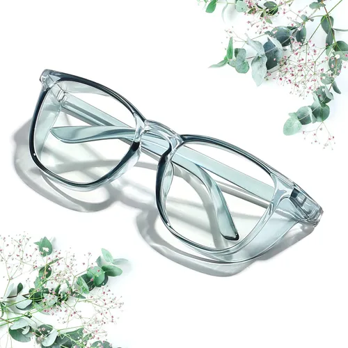Vista 31 de Elegantes gafas de seguridad para mujeres y niñas, gafas anti-vaho, gafas protectoras, gafas transparentes