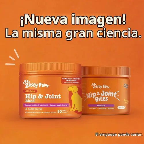 Vista 7 de Zesty Paws Cadera y articulación para perros, glucosamina para perros Suplemento de cadera y articulaciones con condroitina, MSM, vitaminas C y E