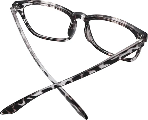 Vista 10 de Onrtry Gafas sin receta para hombres y mujeres, lentes transparentes cuadradas