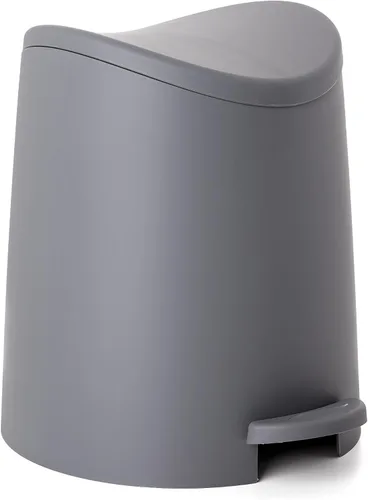 Vista 5 de Tatay Cubo de baño con pedal estándar 3L Diseño práctico y funcional Hecho de materiales altamente resistentes Compacto y fácil de usar Negro