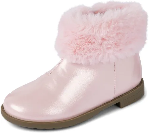 Vista 2 de Gymboree Botines de piel sintética para niñas y niños pequeños