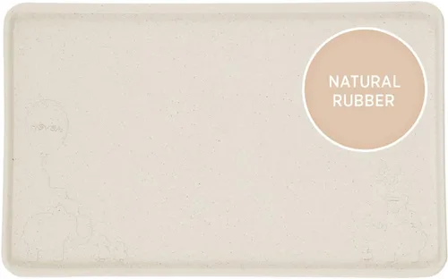Vista 7 de HEVEA Mantel individual de goma natural para niños, alternativa a la silicona y el plástico con material reciclado, seguro para niños con divertidos
