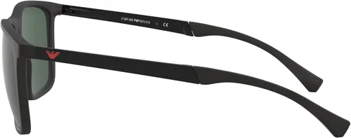 Vista 4 de Emporio Armani Gafas de sol redondas de moda para hombre