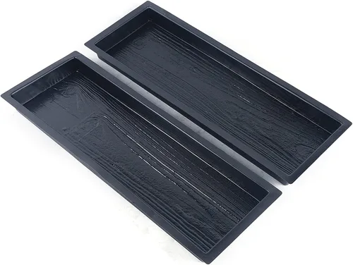 Vista 5 de Juego de 2 moldes de hormigón de piedra escalonada, juego de tablas de madera viejas de 23 pies, tablero de madera, molde de cemento para hormigón