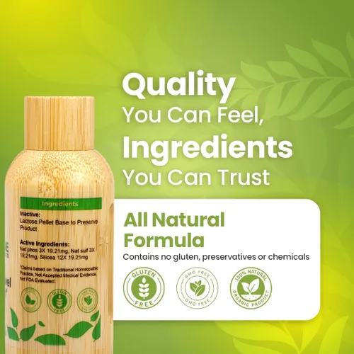 Vista 3 de Bestmade Natural Products Solución de confort digestivo BIO25 - Remedio natural para el síndrome del intestino irritable, alivia las molestias