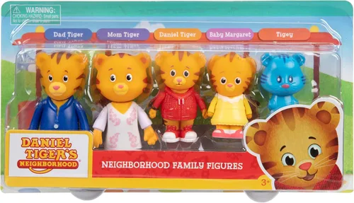 Vista 5 de Daniel Tiger's Neighborhood Set de figuras familiares (paquete de 5)
