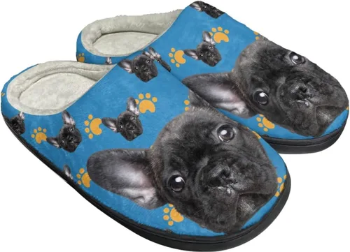 Vista 2 de Pantuflas cálidas para hombres y mujeres, suaves y cómodas pantuflas de casa, ligeras, sin cordones, esponjosas, para dormitorio, zapatos