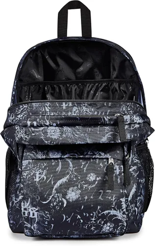 Vista 2 de JanSport Mochila Big Plans, Afflicted Black/Charcoal/Dk Grey, Grandes Planes
