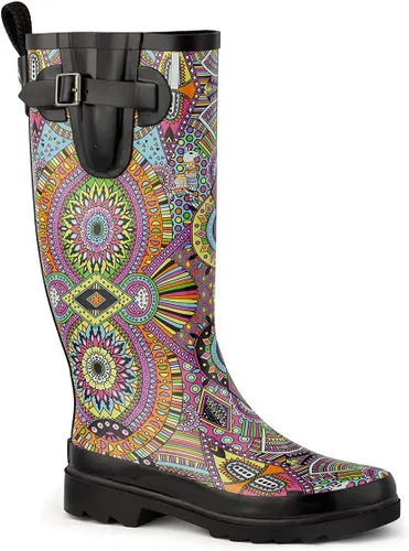 Vista 7 de Sakroots Botas de lluvia Rhythm para mujer