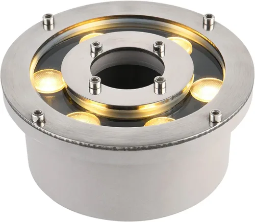 Vista 6 de Luz de fuente LED subacuática Estanque Luces 5000K Día Blanco DC12V IP68 Impermeable Sumergible Luz para Fuente de Jardín Estanque
