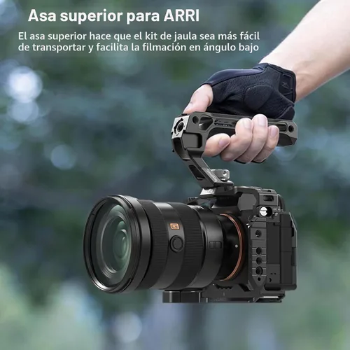 Vista 2 de SmallRig Jaula A7 IV con mango superior y abrazadera de cable HDMI, kit básico para Sony Alpha 7R V/Alpha 7 IV/Alpha 7 S III Para Sony Alpha 7R