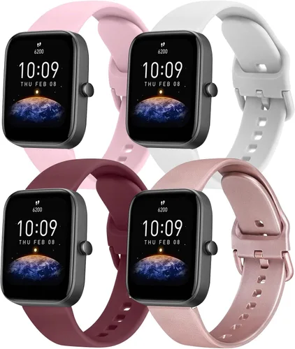 Vista 9 de Meliya Correas compatibles con Amazfit GTS/GTS 2/GTS 3/GTS 2e/GTS 2 mini/GTS 4 mini/GTS 4/GTR mini, correas de repuesto de silicona de 0.787
